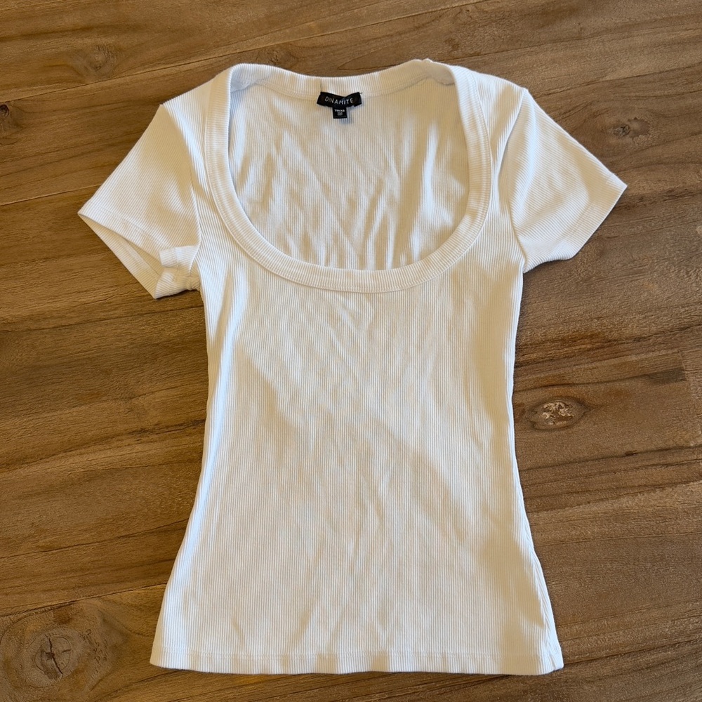 Dynamite White T-Shirt